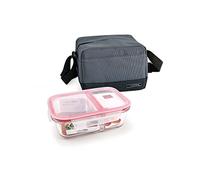 Iris Barcelona Real Lunchbag 2 in 1 cont. en verre gris