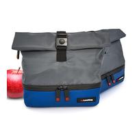 Iris Barcelona Sac Thermique Compact 2 en 1, Base Isolante pour boîte + Compartiment supérieur plastifié, Enroulable, léger et Pratique, Fermeture à glissière et Clip, idéal pour Le Travail, l'école