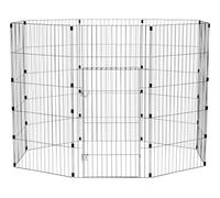 Iris Enclos pour Animaux de Compagnie Argenté 121,9 cm