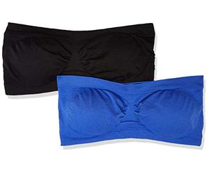 Iris & Lilly Seamfree Crochet Soutien-Gorge sans Bretelles Femme (Lot de 2)