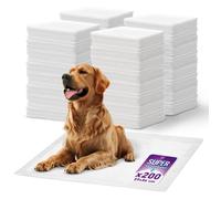 Iris Ohyama, Alaise Pour Chien, Alèse Jetable 59x56 Tapis Educateur pour Chiot, Apprentissage de la Propreté, 5 Couches de Protection Anti-Fuite et Résistante (200 Pièces) - Pet Pad NS-100QW