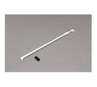 Iris Ohyama, Barre téléscopique, Tringle de Douche, 110/190 cm, Amovible, Salle de bain, Montage facile, Dressing - Telescopic Stick H-NPJ-190 - Blanc