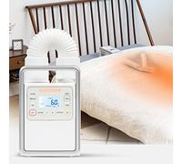 Iris Ohyama BLW-H1 586977, Chauffe-lit, Couverture chauffante Portable pour réchauffer Le lit et Le canapé, avec Fixation sèche Chaussures, Blanc, High-Power Extendable Single Nozzle - White