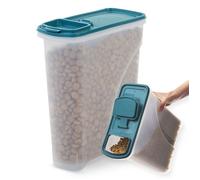 Iris Ohyama, Boite Croquette Chien Hermetique, 7L/3,5kg, Bleu, Couvercle avec Joint Etanche, Plastique, ATS-S