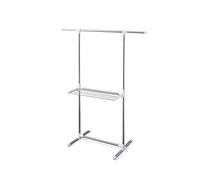 Iris Ohyama, Etendoir à linge, , largeur 78-120 cm, hauteur 90-150 cm, salon - Easy assembly Clothes Rack H-78SH - Blanc