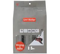 Iris Ohyama, Lot de 6 recharges de 60 feuilles, poils d'animaux, Adésives, Rubuste et solide, Vêtements, Rideaux, Canapés - Handy Lint Roller CCHS-6RN - Noir