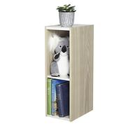 Iris Ohyama Meuble de rangement, Bibliothèque, Etagères modulables, Moderne, Bureau, Chambre, Salon, 29x20x60, UB-6020, Marron clair