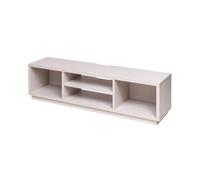 Iris Ohyama, Meuble TV, Meuble tele, Banc TV, Ecran jusqu'à 65 pouces - OTS-150S - Chêne Blanc - L36 x P150 x H41.5 cm