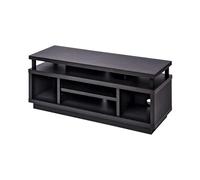 Iris Ohyama, Meuble TV, Support télévision pour ecran jusqu'à 43 pouces, 5 Etagères, Sortie-câbles, Contemporain, Chambre, Salon - TV Cabinet Middle OTS-100M - Chêne noir