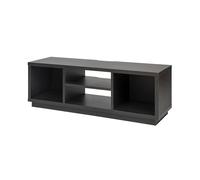 Iris Ohyama, Meuble TV, Support télévision pour ecran jusqu'à 55 pouces, 4 Etagères, Sortie-câbles, Pieds ajustables, Chambre, Salon - TV Cabinet Standard OTS-125S - Chêne noir