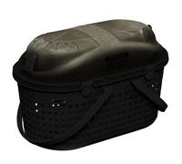 IRIS OHYAMA - Panier transport / Caisse - Ventilation optimale - Pour chat- chien- rongeur - Mesh Pet Carry - MPC-450- Noir