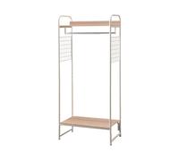 Iris Ohyama, Portant vêtement, Penderie dressing, Porte-manteau - PI-B4 - Blanc - L38.5 x P64 x H154.5 cm