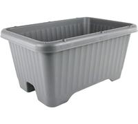 Iris Ohyama, Pot pour plantes Jardinière ronde avec système de drainage/réservation de l'eau pour le jardinage - Round Plant Pot 360, Blanc