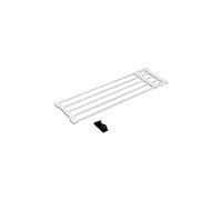 Iris Ohyama, Séchoir téléscopique, 5 barreaux 75/120 cm, Sans fixation, Salle de bain, Montage facile, Dressing - Telescopic Storage Rack H-J-NST75 - Blanc