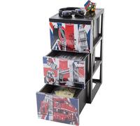 Iris Ohyama, Tour de rangement plastique, Tiroir rangement pour chambre de 15L, SCF-303, Londres- L39.5 x P29 x H61.5 cm
