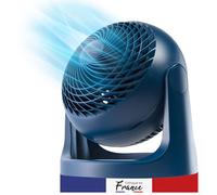 Iris Ohyama, Ventilateur de table silencieux & puissant Made in France, 23m² - PCF-HE18 - Bleu