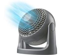 Iris Ohyama, Ventilateur de table silencieux & puissant Made in France, 23m² - PCF-HE18 - Gris Gris G