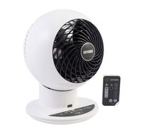 Iris Ohyama, Ventilateur de table ultra puissant & silencieux, 30m², PCF-SC15T, Noir