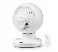 Iris Ohyama, Ventilateur de Table Woozoo, Silencieux, Oscillation Multidirectionnelle, Puissant, Blanc, 3 Vitesses, PCF-BC15TEC