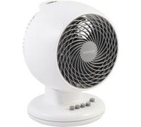 Iris Ohyama - Ventilateur puissant et silencieux avec oscillation - Woozoo PCF-M18 Blanc - 34W. 23 m². 25 x 22.8 x 33.5 cm