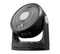 Iris Ohyama Ventilateur Silencieux de Bureau avec Oscillation - Woozoo - HM23, Plastique, Noir, 34W, 23", 35,4 x 23,2 x 40 cm