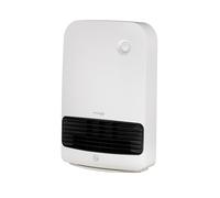 Iris Ohyama, Woozoo Chauffage d'appoint compact / Radiateur céramique mobile, Portée 90cm, 1500W, Détecteur de mouvement pour économies, Minuteur d'arrêt, Salle de bain, salon - JCH-15TD4 - Blanc