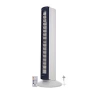 Iris Ohyama, Woozoo Ventilateur colonne silencieux, puissant & portable, Portée 10m, Oscillation, Inclinaison verticale, Télécommande, Minuterie, Salon - Woozoo TWF-C82T - Blanc