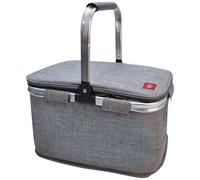 Iris Barcelona Panier Picnic Grey Marbled 9729-TG 43x24x28cm