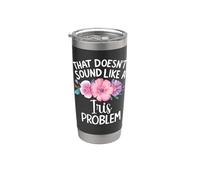 IRIS Personalized Cute Flower Girls IRIS Name Gobelet isotherme en acier inoxydable double paroi