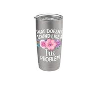 IRIS Personalized Cute Flower Girls IRIS Name Gobelet isotherme en acier inoxydable double paroi