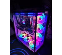 Iris Spectrum Argb/Cronos Ventilateurs 120 Mm Effets De Balayage,Impulsion,Spirale Double Anneau Led Connexion 6 Broches (3 Fan Black)