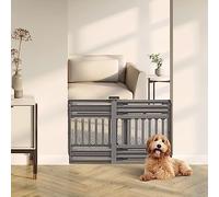 IRIS USA Barrière Portable Extensible pour Animal Domestique 61 à 99,1 cm, barrière réglable pour Chiots, Chiens de Petite et Moyenne Taille, s'adapte à la Plupart des Portes, Facile à Visser,