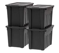 IRIS USA, Inc. UT-20 Lot de 4 cabas utilitaires Noir 78 l