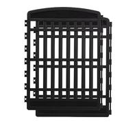 IRIS USA Parc pliable personnalisable à 2 panneaux pour animal domestique Noir 86,4 cm