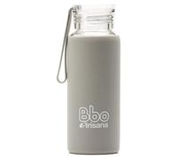 Irisana 72.Bbo4.Mini.Gr Bouteille de Borosilicate 330 ml avec étui en silicone, unisexe pour enfants, Gris, 330