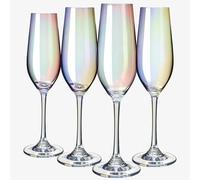 irisé Verres flûtes à champagne - Le vin Savant hauts et de Nostalgie flûtes à champagne dans un élégant Coffret cadeau, Font Entertaining un Ethereal expérience