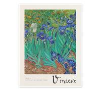 Irises Poster de Vincent van Gogh 50 x 70 cm Tableaux Décoration murale