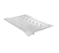 Irisette Lotte Couette Toutes Saisons fabriquée en Allemagne avec Tissu Top Cool, Lavable à 95 °C, avec Sac de Rangement, 155 x 220 cm, Blanc, certifié Oeko-Tex