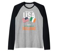 Irish American Mon histoire a commencé avec Ireland Pride Vintage Manche Raglan
