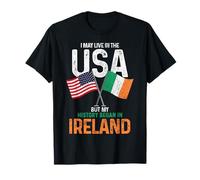 Irish American Mon histoire a commencé avec Ireland Pride Vintage T-Shirt