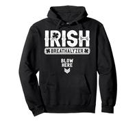 Irish Breathalyzer Blow Here Saint Patricks Day Sweat à Capuche