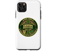 Irish Brigade Civil War NY MA PA Croix Celtique Coque pour iPhone 11 Pro Max