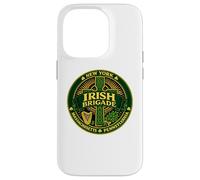 Irish Brigade Civil War NY MA PA Croix Celtique Coque pour iPhone 14 Pro