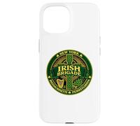 Irish Brigade Civil War NY MA PA Croix Celtique Coque pour iPhone 15