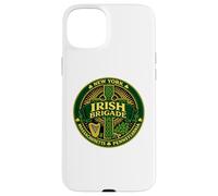 Irish Brigade Civil War NY MA PA Croix Celtique Coque pour iPhone 15 Plus