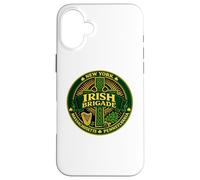 Irish Brigade Civil War NY MA PA Croix Celtique Coque pour iPhone 16 Plus