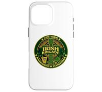Irish Brigade Civil War NY MA PA Croix Celtique Coque pour iPhone 16 Pro Max