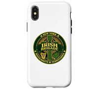 Irish Brigade Civil War NY MA PA Croix Celtique Coque pour iPhone X/XS