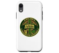 Irish Brigade Civil War NY MA PA Croix Celtique Coque pour iPhone XR