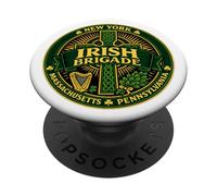 Irish Brigade Civil War NY MA PA Croix Celtique PopSockets PopGrip Adhésif